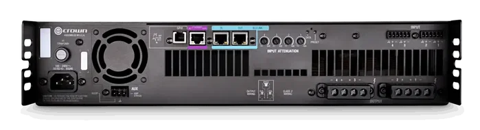 Crown Amplificateur de puissance 4 canaux 300W @ 4Ω avec Blu Link, 70V/100V, EN 54-16