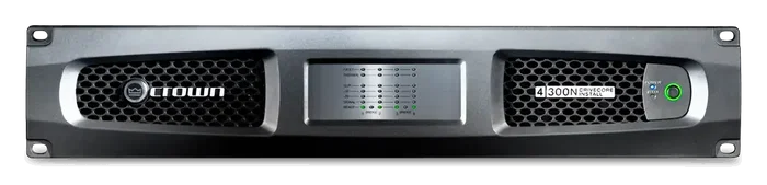 Crown Amplificateur de puissance 4 canaux 300W @ 4Ω avec Blu Link, 70V/100V, EN 54-16