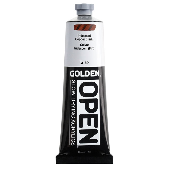 Golden Peinture Acrylique OPEN Iridescente Cuivre Fin 148 ml Golden Peinture Acrylique OPEN Iridescente Cuivre Fin 148 ml