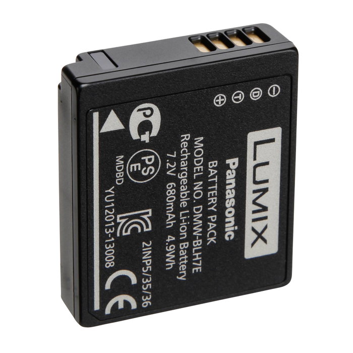 Panasonic DMW-BLH7E Batterie Lithium-ion 680 mAh Panasonic DMW-BLH7E Batterie Lithium-ion 680 mAh