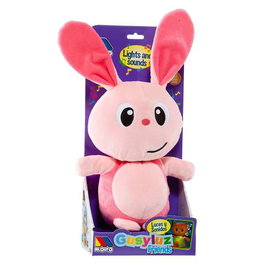 Molto Gusy luz Peluche d'éveil avec lumière et sons, 3 mélodies, 24 cm, Langues ES/EN
