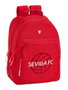 Safta - Sac à dos double adapt. poussette Sevilla FC 32 x 42 x 15 cm