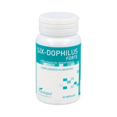 PLANTAPOL Six Dophilus Forte 60 gélules - Complément probiotique pour système digestif et immunitaire PLANTAPOL Six Dophilus Forte 60 gélules - Complément probiotique pour système digestif et immunitaire