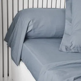 Today Taie de traversin Essential Denim Bleu 45 x 185 cm