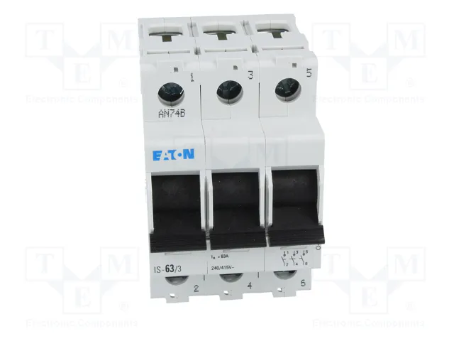 EATON ELECTRIC IS-63/3 Interrupteur d'isolation 3 pôles 63A 240VAC