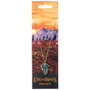 THE CARAT SHOP Colgante La Hoja de Lorien - Collier Le Seigneur des Anneaux en alliage de zinc avec détails émaillés
