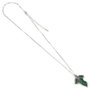 THE CARAT SHOP Colgante La Hoja de Lorien - Collier Le Seigneur des Anneaux en alliage de zinc avec détails émaillés