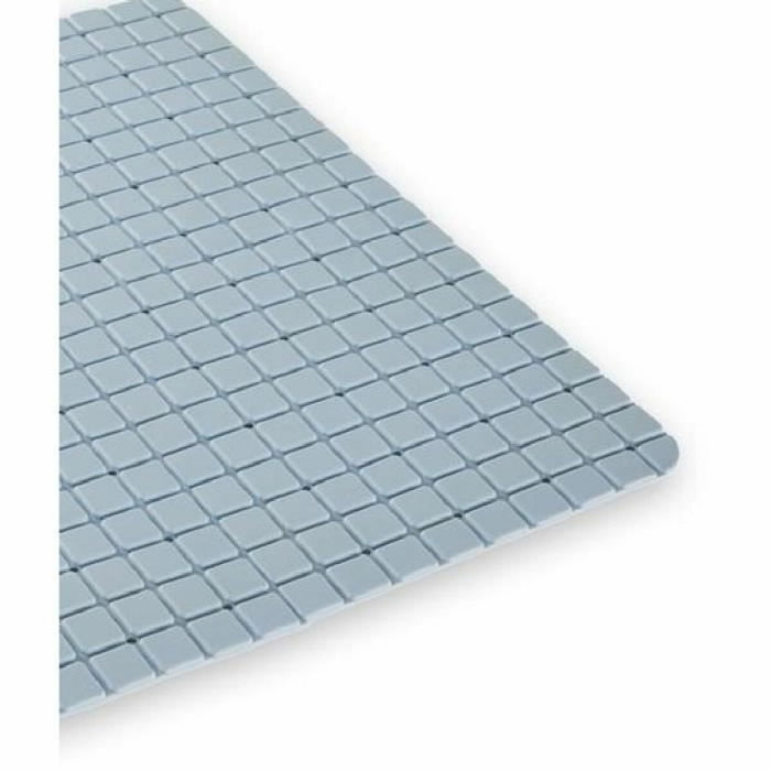 Today Tapis anti-dérapant carré bleu 50 x 50 cm