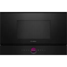 Bosch BFL7221B1 SER8 Micro-ondes encastrable, noir, 21 L, 7 programmes automatiques, 38.2 x 59.4 x 31.8 cm