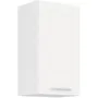 Atlas - Meuble haut cuisine 1 porte blanc, L 40 x P 31 x H 72 cm, panneau de particules melamine