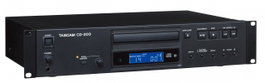 Tascam CD-200 Lecteur CD MP3 Rack 19 Pouces, Lecture CD-R CD-RW WAV, Anti-Shock, Sorties RCA SPDIF Coaxial Optique