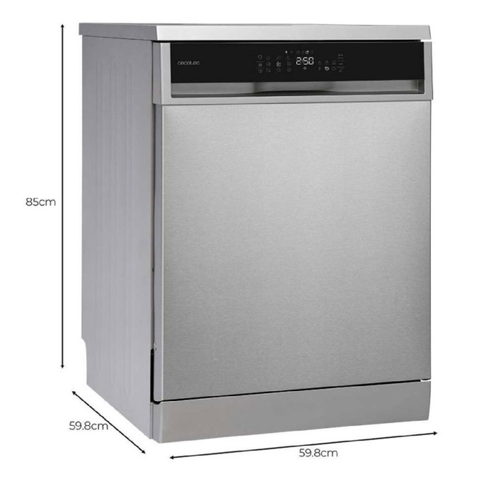 Lave-vaisselle Cecotec Aguazero 6800 Inox A 59,8 cm Acier