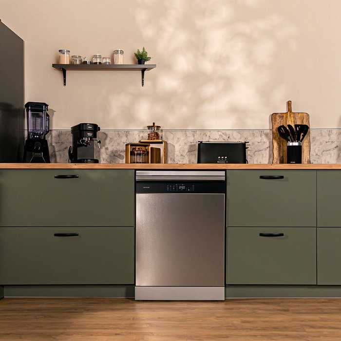 Lave-vaisselle Cecotec Aguazero 6800 Inox A 59,8 cm Acier