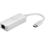 D-Link DUB-E130 Adaptateur USB-C vers Gigabit Ethernet fiable pour PC et Mac