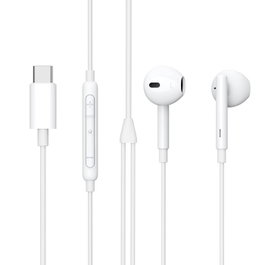 eSTUFF Écouteurs intra-auriculaires USB-C pour appareils compatibles, câble 1,2 m