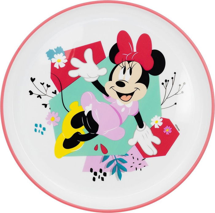 Licensing Plat Antidérapant Bicolore Premium Minnie CZ11296 Enfant 4+ 19.6x2.5cm
