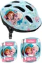 LA REINE DES NEIGES - Set de protection enfant RN246507 - Casque ajustable 50-56 cm, coudières et genouillères - Pour roller, skate, trottinette