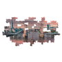 Clementoni Puzzle 1000 pièces Across The River Thames 39837 - Puzzle pour adultes