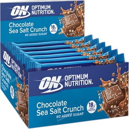Optimum Nutrition Barres au Chocolat et Sel de Mer 12x55g