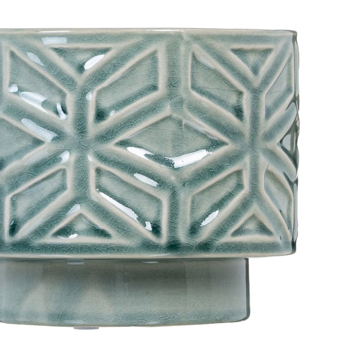BigBuy Home Cache-pot Bleu Céramique 13,5 x 13,5 x 11,5 cm BigBuy Home Cache-pot Bleu Céramique 13,5 x 13,5 x 11,5 cm