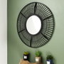 Home Deco Factory Miroir Noir Sauvage 71 cm