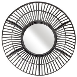 Home Deco Factory Miroir Noir Sauvage 71 cm