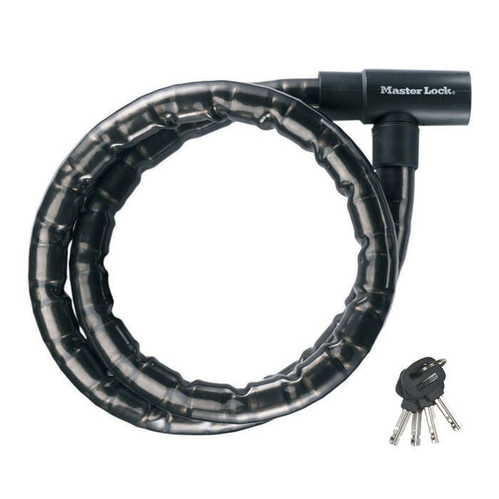 Master Lock Câble antivol à clé en acier 8115EURDPS - Noir Master Lock Câble antivol à clé en acier 8115EURDPS - Noir