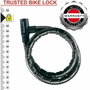 Master Lock Câble antivol à clé en acier 8115EURDPS - Noir