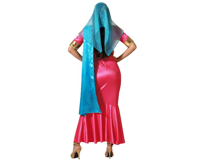 Déguisement Adulte Femme Thème Hindou Couleur Rose, Taille XS-S, Vêtement + Voile, Polyester Déguisement Adulte Femme Thème Hindou Couleur Rose, Taille XS-S, Vêtement + Voile, Polyester