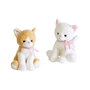 Jouet Peluche Artesanía Beatriz Multicouleur Tissu Peluche Chat