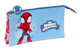 Safta Coffret de rangement triple Spidey "Rescue" 22x12x3 cm pour enfants à partir de 36 mois (produit en espagnol)