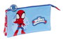 Safta Coffret de rangement triple Spidey "Rescue" 22x12x3 cm pour enfants à partir de 36 mois (produit en espagnol)