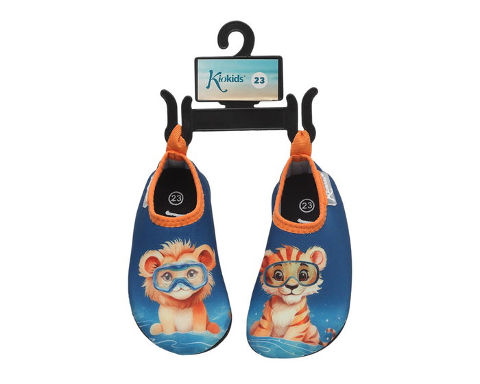 KioKids Acquasocker Bleu Marine Animaux