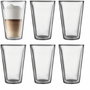 Bodum Set de 6 verres Canteen à double paroi, 400 ml, Transparent