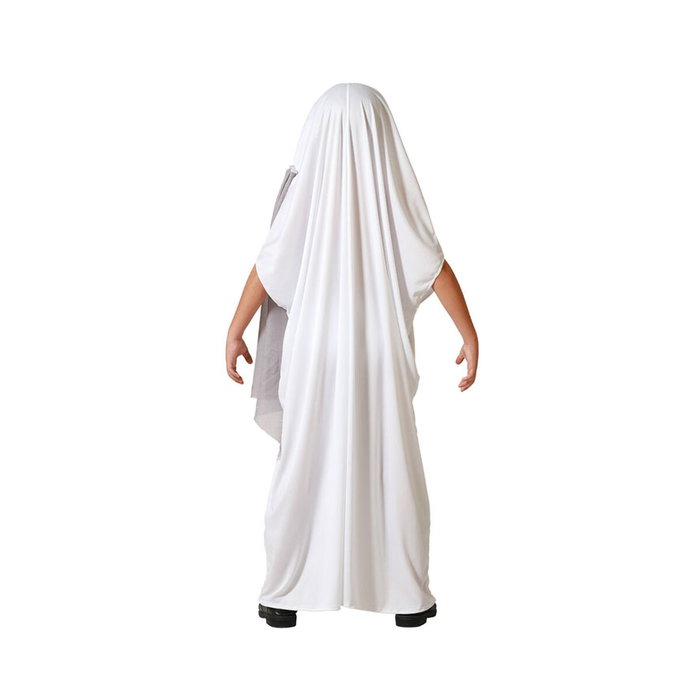 BigBuy Carnival Déguisement Fantôme Blanc avec Capuche pour Enfant 7-9 Ans