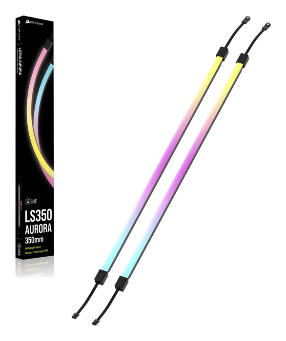 Corsair LS350 Aurora RGB Bande LED Noir Doppelpack