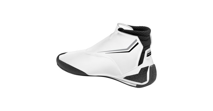 Sparco Chaussures Karting K-Prime Taille 37 Blanc-Noir S0012B537BINR Cuir Microfibre Semelle Amortissante