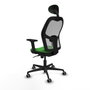 Piqueras y Crespo Chaise de Bureau avec Appui-tête Jorquera 2D036G1 Vert