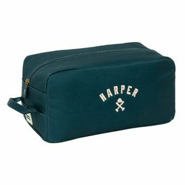 Range-Chaussures de Voyage Harper & Neyer Blue marine 34 x 15 x 18 cm