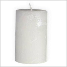 CERABELLA Bougie Calina Bloque N1 Blanche 6x10cm, Lot de 4