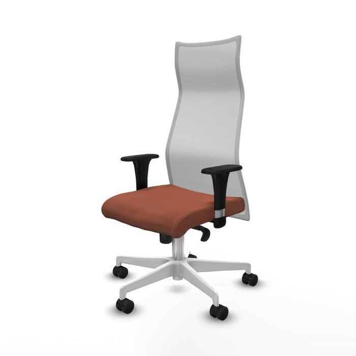 Piqueras y Crespo Chaise de Bureau Albacete Marron et Blanc
