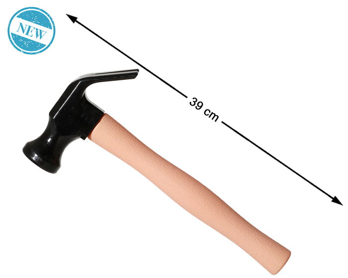 Atosa Marteau de charpentier 39 cm avec manche en bois Atosa Marteau de charpentier 39 cm avec manche en bois