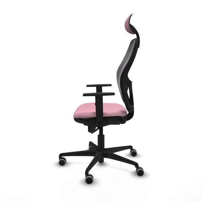 Piqueras y Crespo Chaise de Bureau avec Appui-tête 1D036G1 Rose