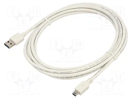 DELOCK Câble USB 2.0 USB A double face vers USB B mini, 3m
