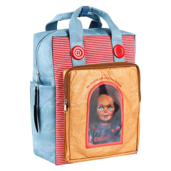 Cerdá Sac à dos casual en similicuir design Chucky - Rouge Cerdá Sac à dos casual en similicuir design Chucky - Rouge