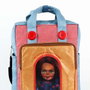 Cerdá Sac à dos casual en similicuir design Chucky - Rouge