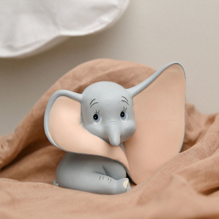Widdop & Co Tirelire Dumbo Disney en résine colorée avec bouchon amovible et finition mate décorative