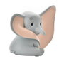 Widdop & Co Tirelire Dumbo Disney en résine colorée avec bouchon amovible et finition mate décorative