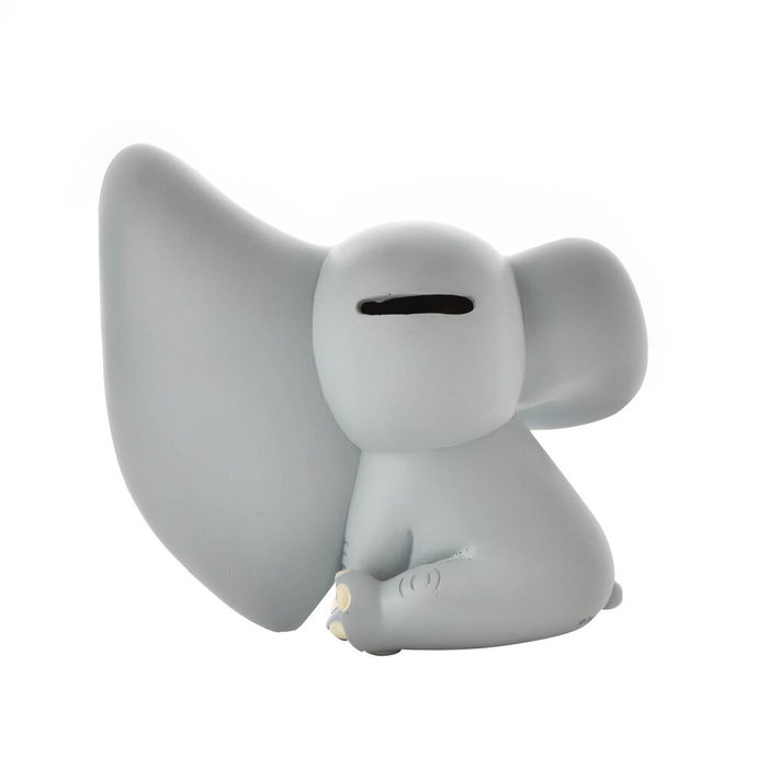 Widdop & Co Tirelire Dumbo Disney en résine colorée avec bouchon amovible et finition mate décorative