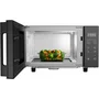 Continental Edison Micro-ondes CEMO23FB, 23L, 1280W, Grill, Base plate, Noir
